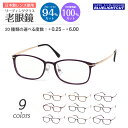 スーパーブルーライトカット 老眼鏡 ブルーライトカット 94%カット ルテイン保護 スクエア ウルテム チタン フレーム リーディンググラス シニアグラス PC パソコン スマホ メガネ UVカット 紫外線カット UV420 眼鏡 軽い レディース メンズ 男性 女性 おしゃれ(4)