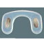 サンニシムラ製　シリコンツインパット　13×7mm　1個入り　メガネ用鼻パット　（ネジは別売です）