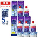 【10/25限定 抽選で最大100%ポイントバック】 クリアケア (480ml)【5箱セット】【送料無料】 コンタクトレンズ ケア用品 過酸化水素 消毒液 泡 洗浄液 消毒 防腐剤フリー つけおき 日本アルコン AOセプト エーオーセプト クリアケア Alcon AO SEPT CLEAR CARE