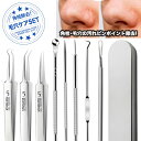 角栓取り 器具 角栓 ピンセット 除去 スティック 針 小鼻 毛穴 ケア クリア ツィーザー 角栓 鼻 ざらつき 毛抜き 角栓 毛穴ケアセット 8点 毛穴ケア ...