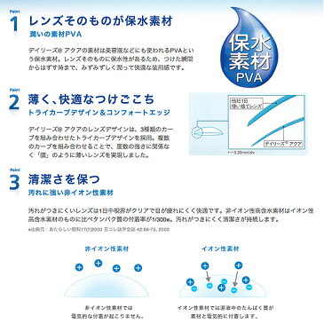 ◆日本全国送料無料◆【代引不可】デイリーズアクア バリューパック (90枚)【2箱】（コンタクトレンズ/ワンデー/1day/1日使い捨て/アルコン/チバビジョン/デイリーズ/アクア）