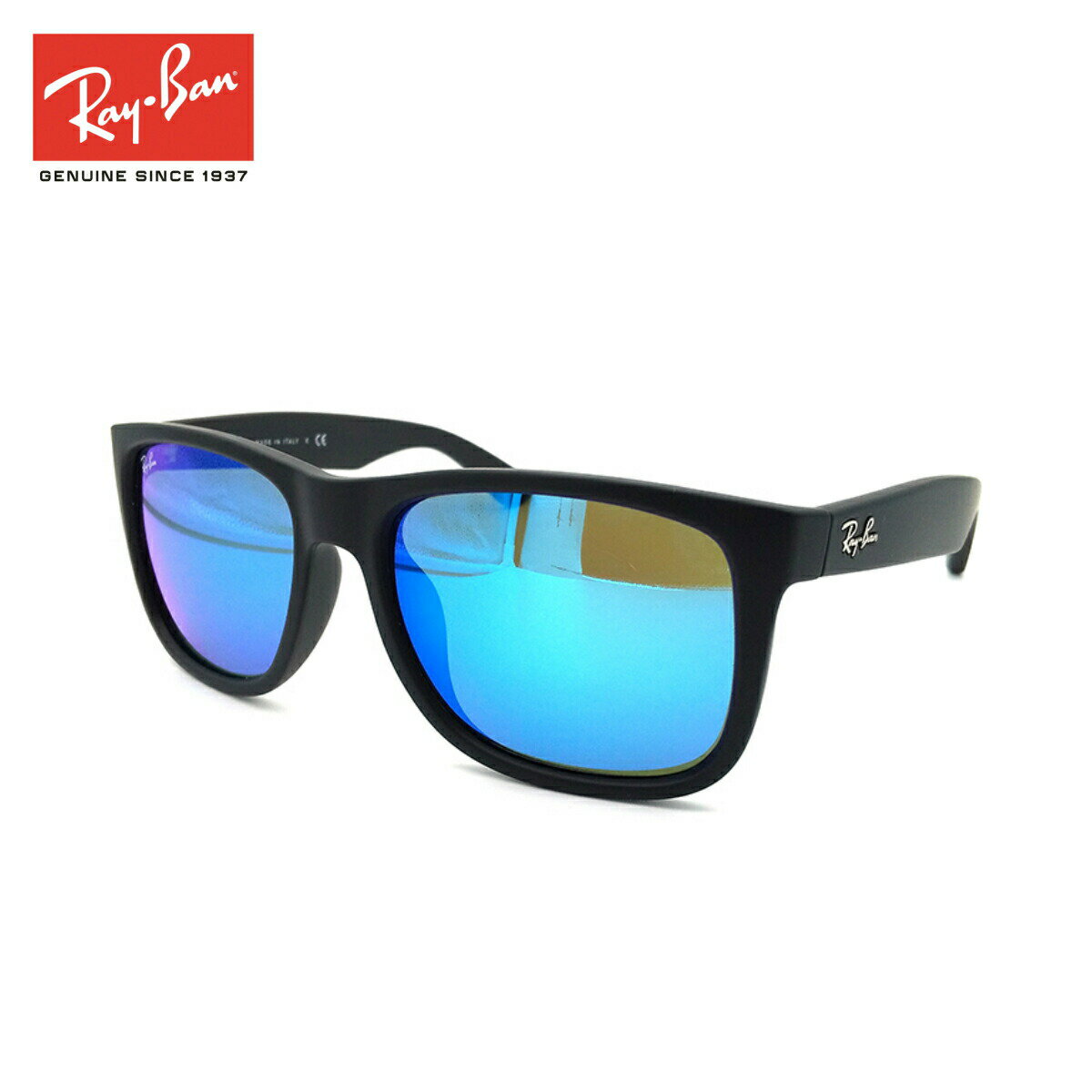 Ray-Ban JUSTIN 쥤Х 㥹ƥ RB4165F 622/55 󥰥饹 SUNGLASS ߥ顼 ͵   ǥ ˥å      ץ쥼 ̵