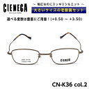 大きいサイズ 老眼鏡 メガネ シェネガ CIENEGA CN-K36 C-2 メンズ 男性 ビジネス カジュアル スクエア