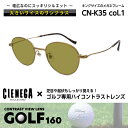 大きいサイズ サングラス ゴルフ シェネガ CIENEGA CN-K35 C-1 メンズ 男性 ビジネス カジュアル ボストン(4)