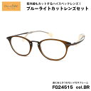 ちょこシー ダテメガネ ブルーライトカット FG24515 col.BR Choco See 鼻に跡がつかないメガネ チョコシー 鼻パッドなし シャルマン CH...