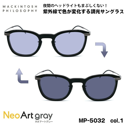 調光 サングラス ネオアート MP-5032 col.1 47mm マッキントッシュ フィロソフィー MACKINTOSH PHILOSOPHY UVカット 調光 サングラス ネオアート MP-5032 col.1 47mm マッキントッシュ フィロソフィー MACKINTOSH PHILOSOPHY UVカット