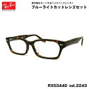 【 度なしブルーライトカットレンズセット 】 ■ ブランド：Ray-Ban レイバン ■ 型番：RX5344D col.2243 ■ フレームカラー：ハバナ ■ フレーム材質：プラスチック ■ レンズ材質：プラスチック ■ レンズ：ItoLens アルファワンAS SKY2 非球面設計 / 屈折率1.56 / SKY2コート(ブルーライトカット・紫外線カット・超撥水コート) 日医光基準青色光カット率：18％ / 青色光平均カット率：33％ ※ レンズカラーオプションは不可となります。 ■ サイズ ※ [ SIZE GUIDE ] 画像をご確認ください レンズ横幅　55 mm ブリッジ幅　16 mm テンプル長　145 mm レンズ縦幅　32 mm フレーム幅　144 mm ■ 付属品：ケース、メガネクロス、保証書、説明書 ※ 付属品の仕様は予告なく変更になる場合がございます。 ※ レイバンフレームは品質タグが付属していない仕様になっております。 ※ フレーム本体の製造国は入荷時期により異なります。 ※ 商品の色はモニターにより実物と多少異なる場合があります。