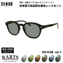 大きいサイズ 偏光 サングラス RARTS CN-K38 col.1 51mm CIENEGA シェネガ BIGサイズ 大きな顔 アーツ UVカット
