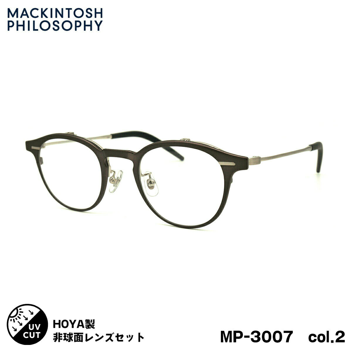 �ޥå���ȥå��� �ե������ե��� ���դ���󥺥��å� MP-3007 col.2 47mm SL982VS MACKINTOSH PHILOSOPHY UV����...