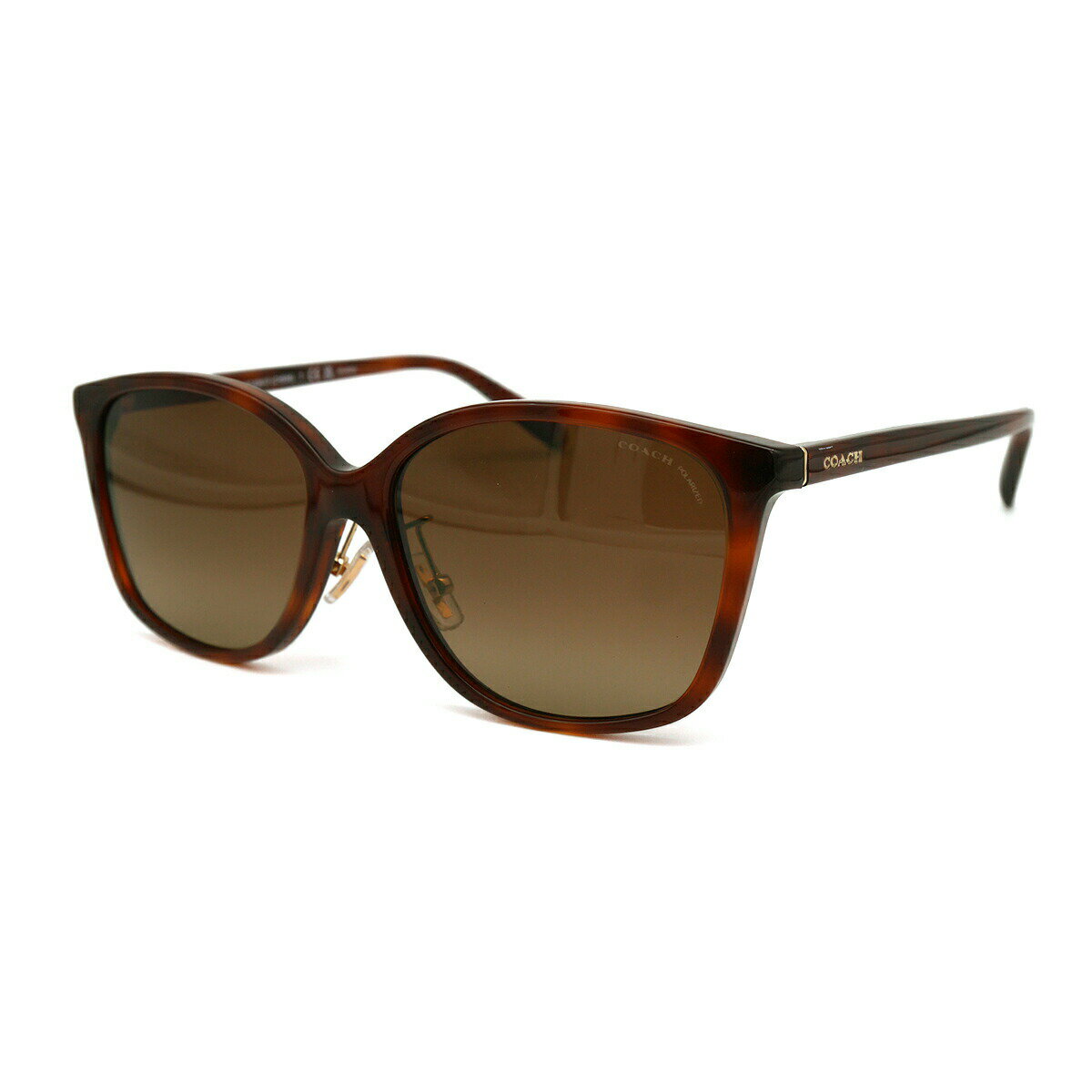 コーチ 偏光 サングラス HC8361F col.5741T5 57mm COACH アジアンフィット UVカット 紫外線カット 国内正規品 新品