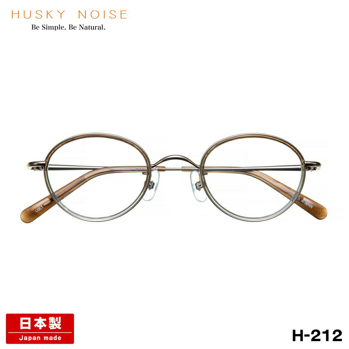 JEAN-PAUL Gaultier - ハスキーノイズ メガネ H-212 3色 44mm HUSKY NOISE 日本製 鯖江 フレーム 女性 レディース