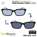 大きいサイズ 調光 サングラス ネオアート MDS-530 col.3 59mm マンハッタンデザインスタジオ UVカット 大きい顔(4)