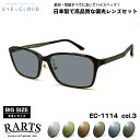 大きいサイズ 偏光 サングラス RARTS EC-1114 col.3 59mm EYEs CLOUD アイクラウド BIGサイズ ワイド 大きな顔 国産 日本製 アーツ UVカット(4)
