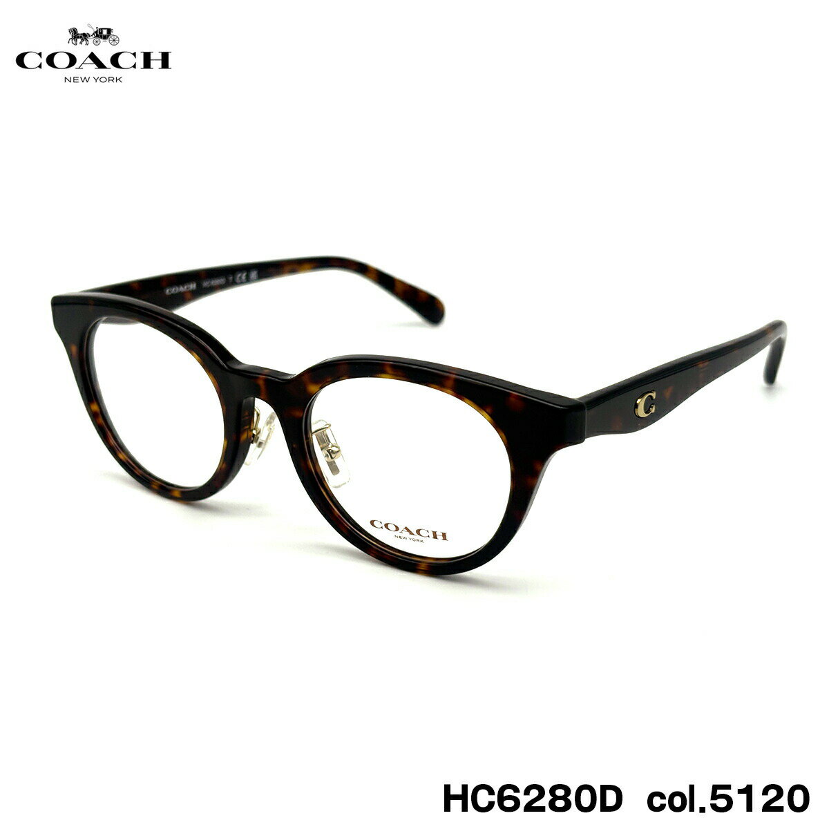 COACH - コーチ メガネ HC6280D col.5120 48mm COACH アジアンフィット フレーム 国内正規品