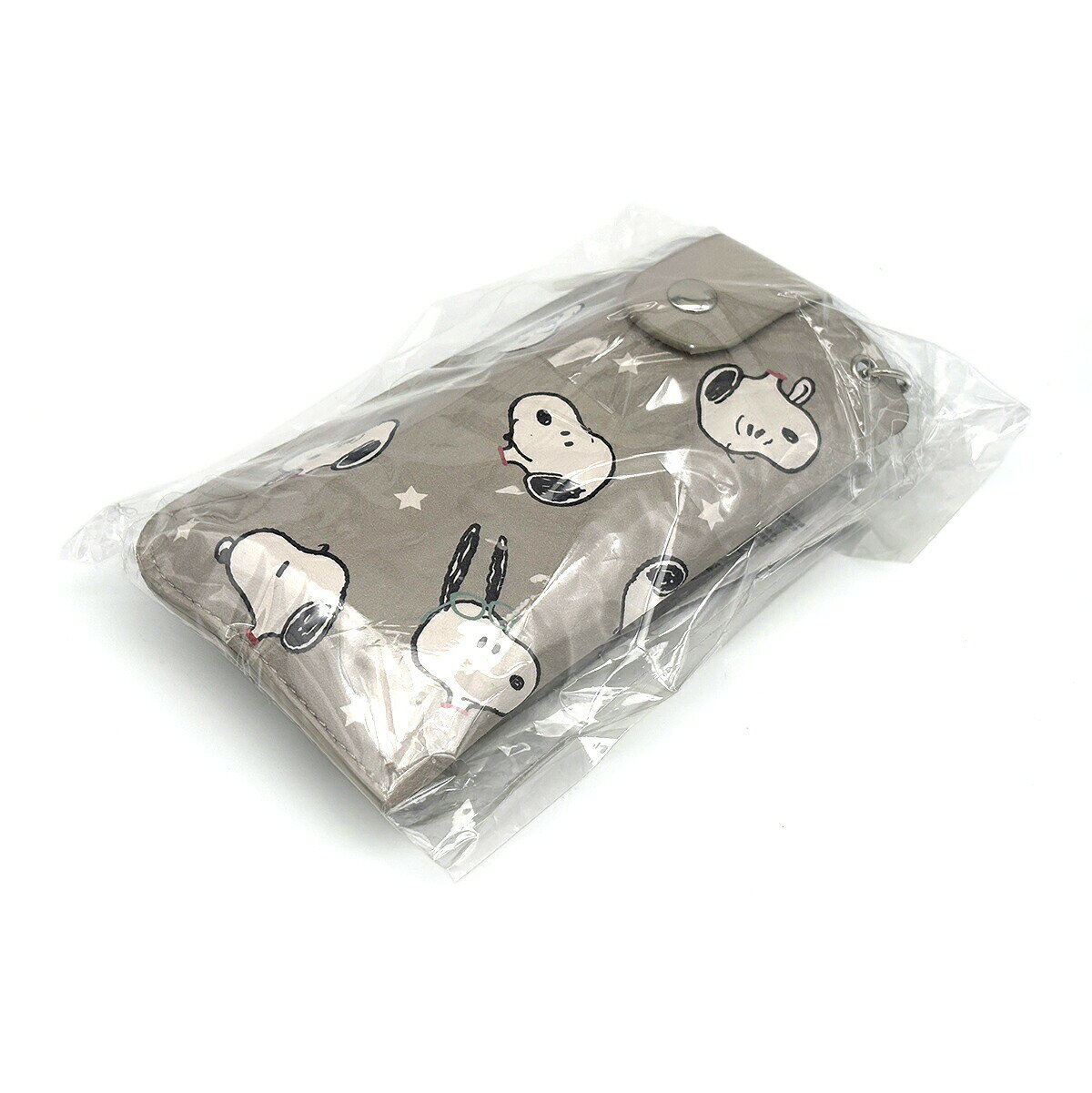 フラットメガネケース スヌーピー 218444 094389 PUT ON GLASSES PEANUTS キャラク...