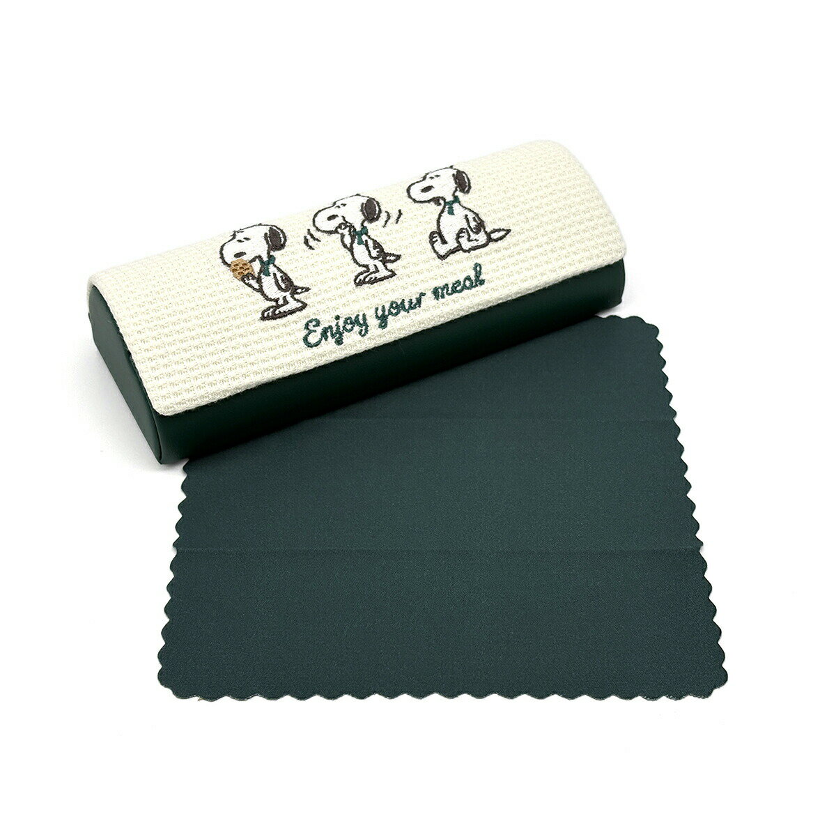メガネケース スヌーピー キャラクター SPCQ-699 PEANUTS メガネクロス付き メガネ...