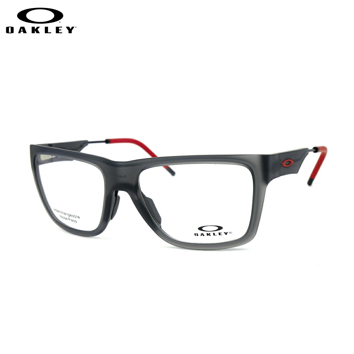 オークリー ネクストレベル グレー メガネ フレーム OX8028 02 56サイズ OAKLEY NXTLVL