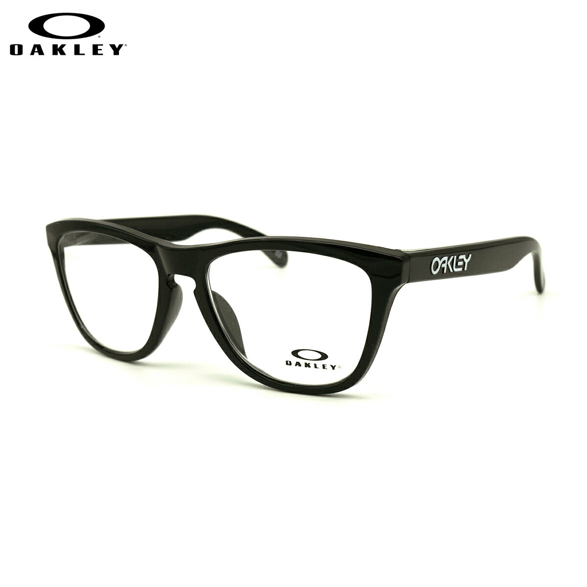 オークリー メガネ OX8137A 01 55mm OAKLEY Frogskins RX (A) フロッグスキン ローブリッジフィット フレーム