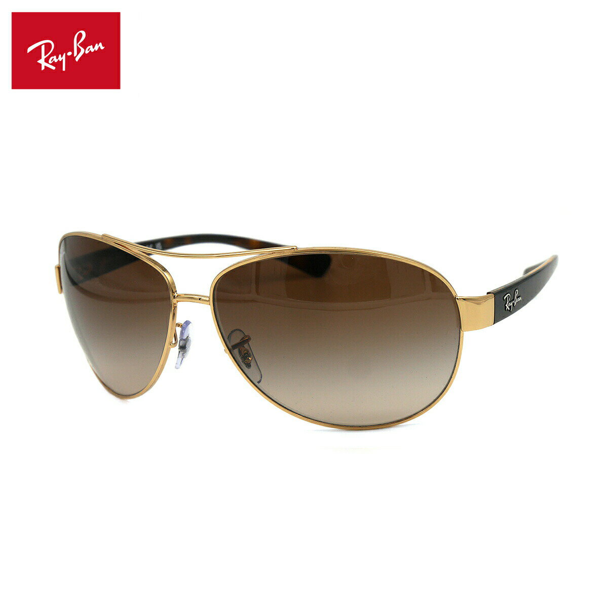 レイバン サングラス RB3386 001/13 Ray-Ban 67mm ツーブリッジ ティアドロップ