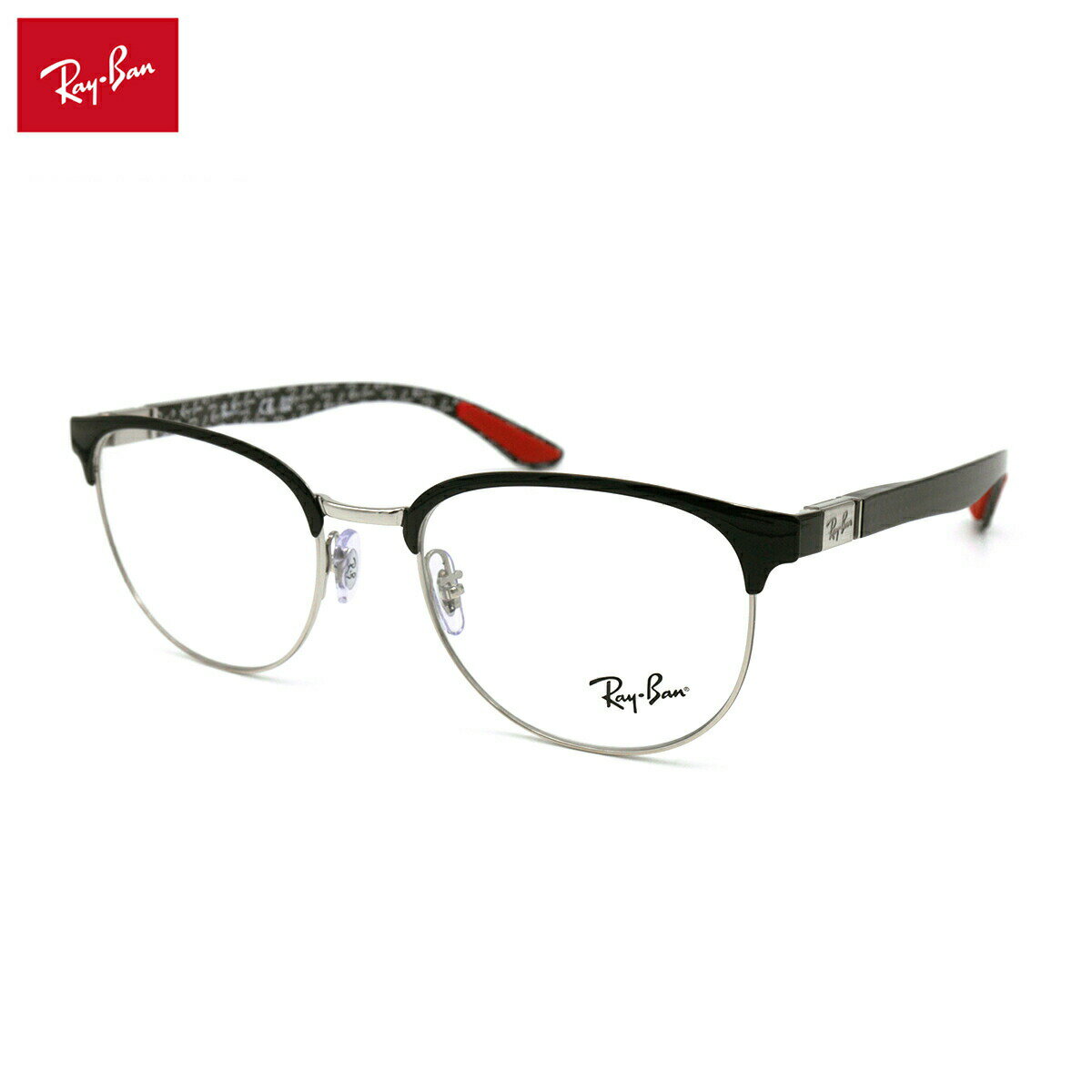 Metal Frame - 【フレームのみ】 レイバン メガネ RX8422 (RB8422) 2861 52mm Ray-Ban バネ丁番 カーボンファイバー フレーム