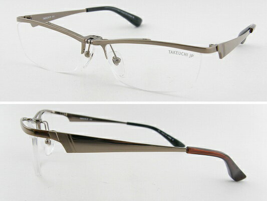 [ファクトリー] 跳ね上げ メガネフレーム ブラウン JP002-2 フリップ 眼鏡 メタル 日本製 スムーズ 耐久性 ジャパン 新品 めがね 度付可 眼鏡 老眼鏡可 サングラスにも 正規品 母の日
