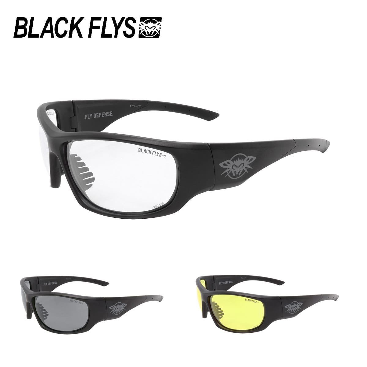 BLACKFLYS ブラックフライ サングラス FLY DEFENSE BF-3501 ANSI(米国規格協会)USA Safety Standard ANSI Z87.1+承認レンズ使用モデル ブラックフライズ メンズ 男性 サングラス 眼の保護 送料無料