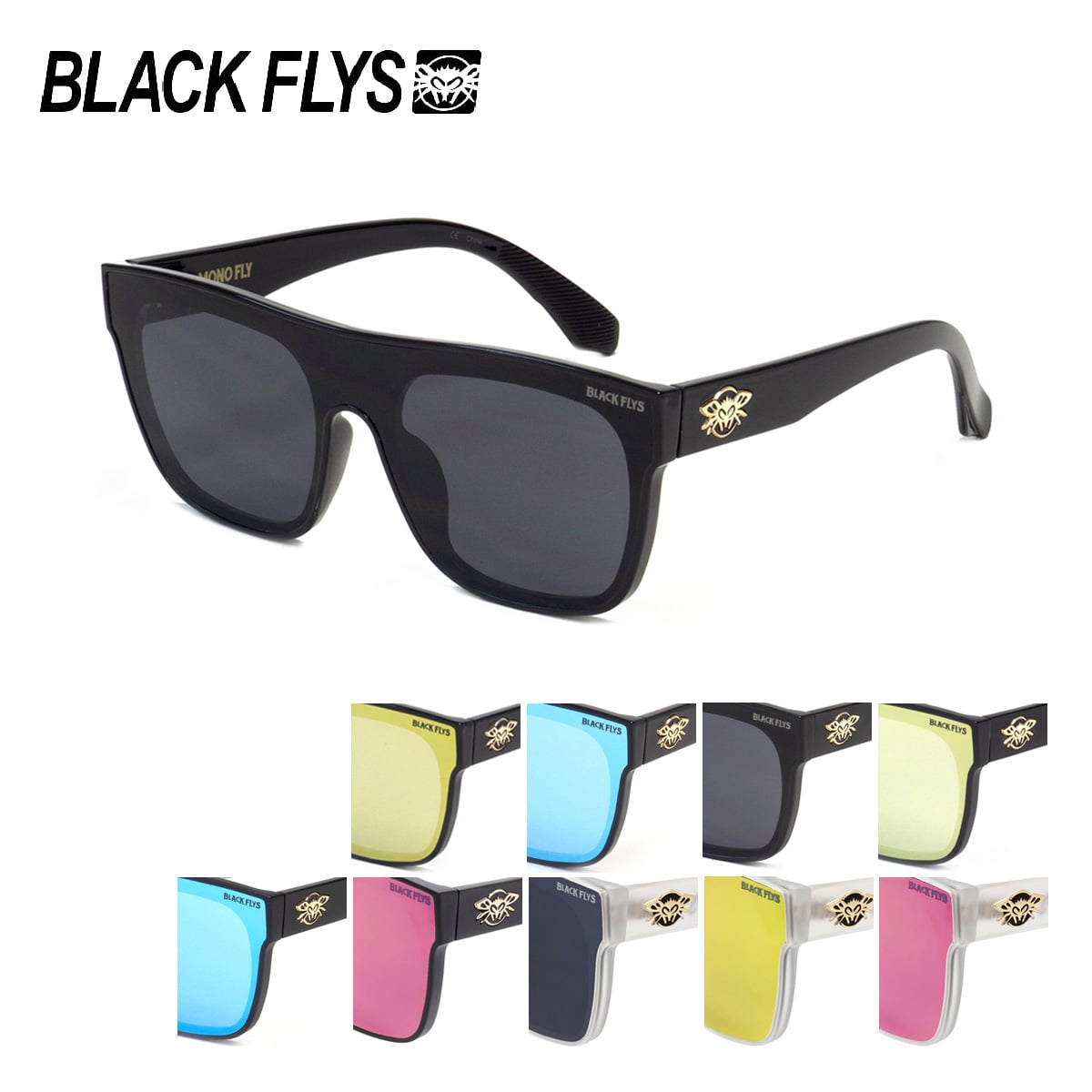 BLACKFLYS ブラックフライ サングラス MONO FLY BF-9025 モノフライ ブラックフライズ メンズ 男性 サングラス 眼の保護 UVカット 送料無料