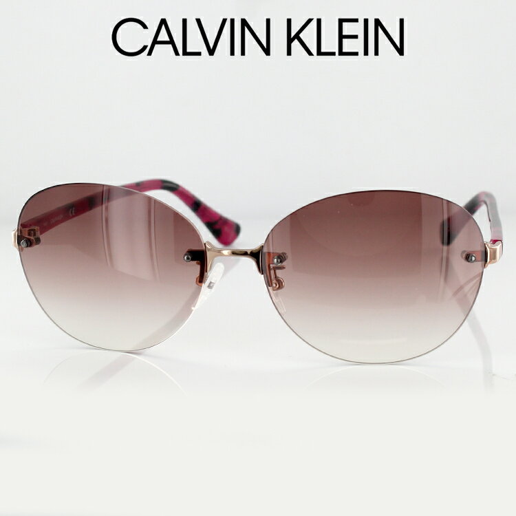 サングラス カルバンクライン ツーポイント CK-1223SA 780 58サイズ オーバル ローズゴールド レディース 女性用 Calvin Klein UVカット 紫外線カット 日よけ サングラス特集 かわいい 海 キャンプ 国内正規品 あす楽 FCS 送料無料 母の日のサムネイル