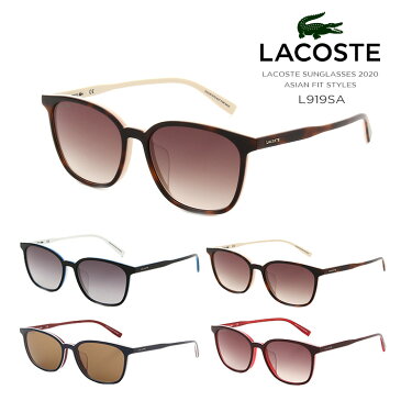 Lacoste ラコステ サングラス レディース L919SA 001 214 424 603 54サイズ ASIAN FIT STYLES アジアンフィット UVカット 女性用 sunglasses 国内正規品 送料無料 あす楽 FCS