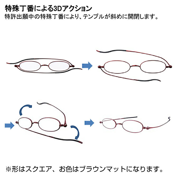 栞 しおり SHIORI リーディンググラス 老眼鏡 SI-02 2 40サイズ ダークワインレッド ブックカバー付き 薄い 軽い