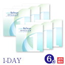  6箱セット コンタクトレンズ ワンデー 1日使い捨て ワンデーリフレアUVモイスチャー38 1-DAY UV Refrear Moisture 38 コンタクト ソフト クリア 1箱30枚入り ワンデイ 1day