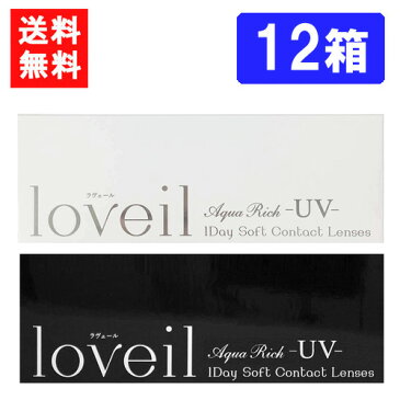 ラヴェール ワンデー（10枚入）×12箱 度あり 度なし 1day 14.2mm 14.4mm loveil 倖田來未 ハーフ瞳 UVカット 高含水 カラー コンタクト