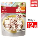 ■この商品のセット内容■ はくばく まいにちおいしい雑穀ごはん 500g 12袋 ■配送について■ 送料：宅配便：送料無料 ■製品情報■ 食べやすさを追求した豆なしタイプの厳選ブレンド。 毎日食べても飽きない雑穀ごはんを手軽に作れます。 お米に混ぜて炊くだけで 手軽に食物繊維・鉄・ビタミンB1が取れます。 豆なしタイプだから、偏食がちな子供はもちろん、お年寄りまで、家族みんなが食べやすい！ あっさりとした味わいで和・洋・中どんな料理にも合います。 500グラム入り。お好みの量で使えます。 [ご使用量の目安]白米1合あたり大さじ1杯（約10グラム）。 チャック付袋で保存に便利です。 ■原材料■ 発芽玄米（玄米（国産））、もちあわ、押麦、黒米、アマランサス、挽割はと麦、キヌア、白煎りごま、もちきび、挽割とうもろこし、発芽赤米、黒煎りごま