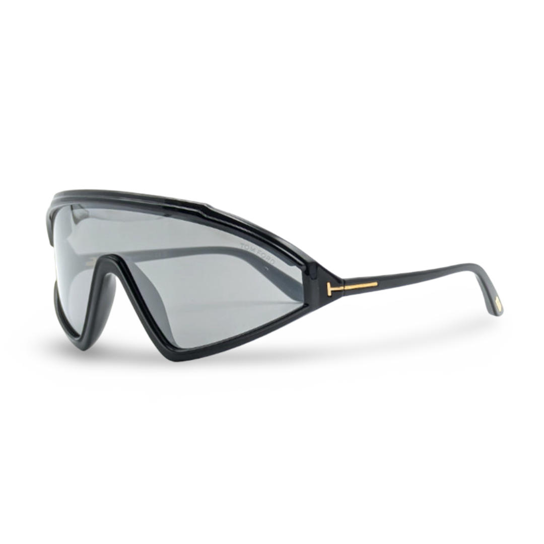 トムフォード TOM FORD Lorna TF1121 (FT1121) 01C サングラス 黒 ブラック メンズ レディース ユニセックスシールド ライトミラーレンズ グローバルフィット 海外正規品 ギフト UVカット