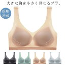 夏 接触冷感 ブラ 小さく見せるブラジャー 2枚入り ノンワイヤー 胸が小さく見えるブラ ひんやり 薄手 フルカップ 胸を小さく見せるブラ ブラジャー 2枚入り 大きな胸を小さく見せるブラ レディース かわいい 脇高 補正下着 脇肉 背中 スッキリ 着瘦せブラ