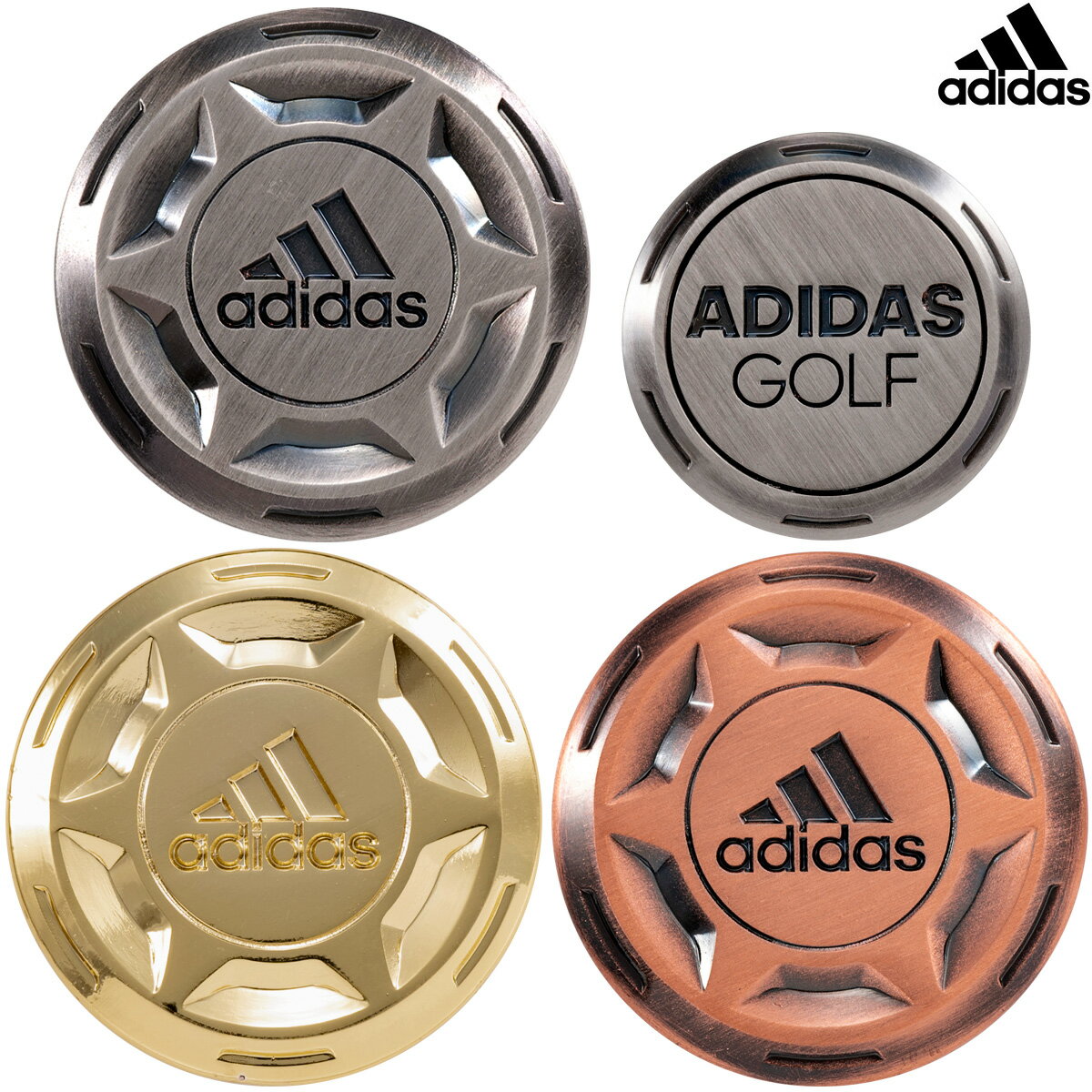 adidas Golf アディダスゴルフ日本正規品 Big Metal Marker ビッグ メタル マーカー 「 ADM-915 」 【あす楽対応】