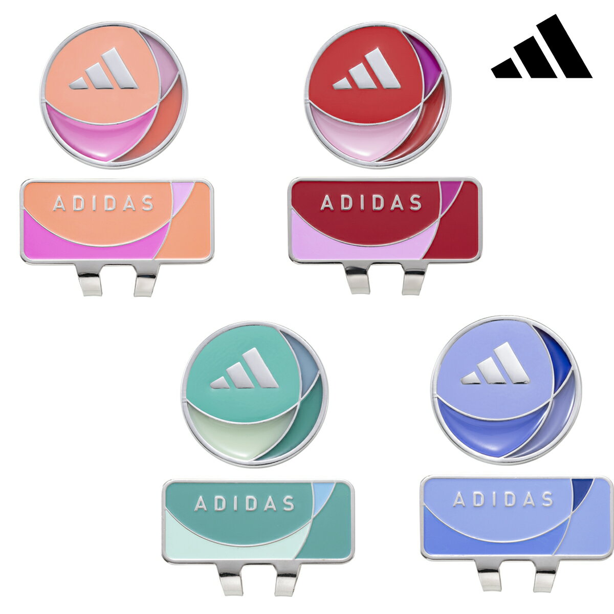 adidas Golf アディダスゴルフ日本正規品 Clear Color Clip Marker クリアーカラークリップ マーカー 2023モデル 「 ADM-938 」 【あす楽対応】