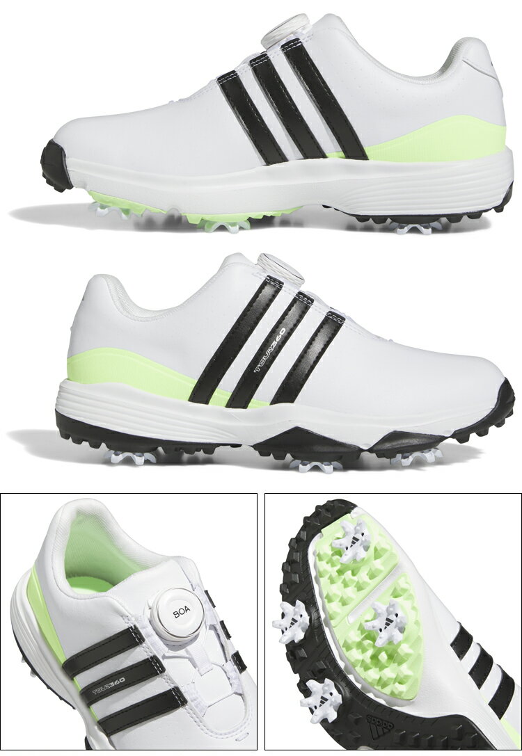 adidas Golf アディダスゴルフ 日本正規品 ジュニア TOUR 360 ボア 24 ソフトスパイクゴルフシューズ 2024新製品 「 MDK85 」 【あす楽対応】 3