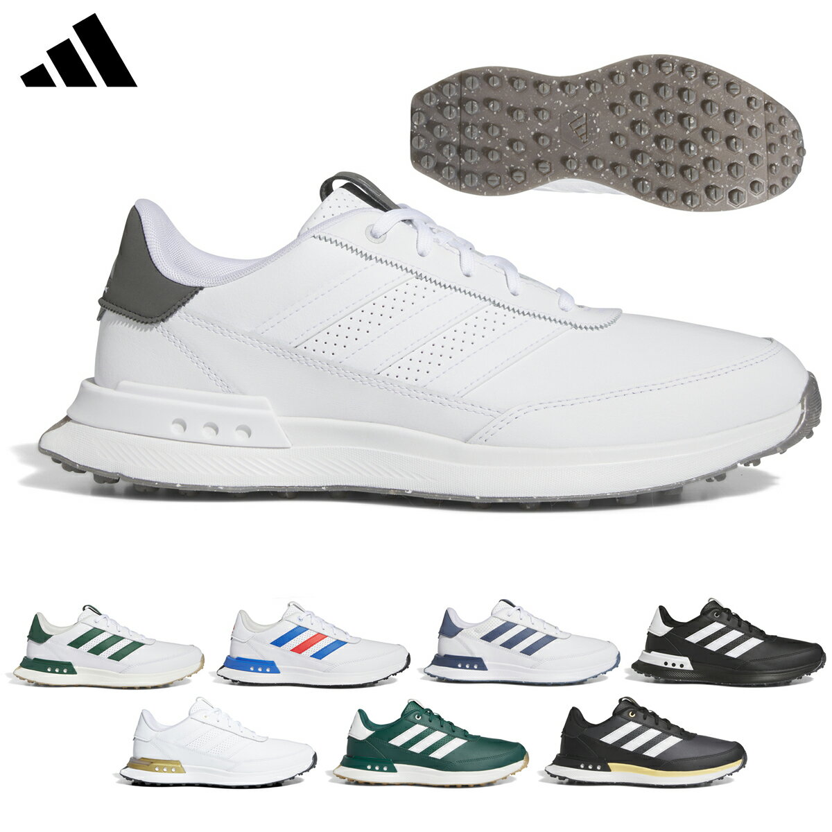 【5/15 エントリー/抽選で最大100 ポイントバック】 adidas Golf アディダスゴルフ 日本正規品 S2G SL レザー24 スパイクレス ゴルフシューズ 2024新製品 「 MDK95 」 【あす楽対応】