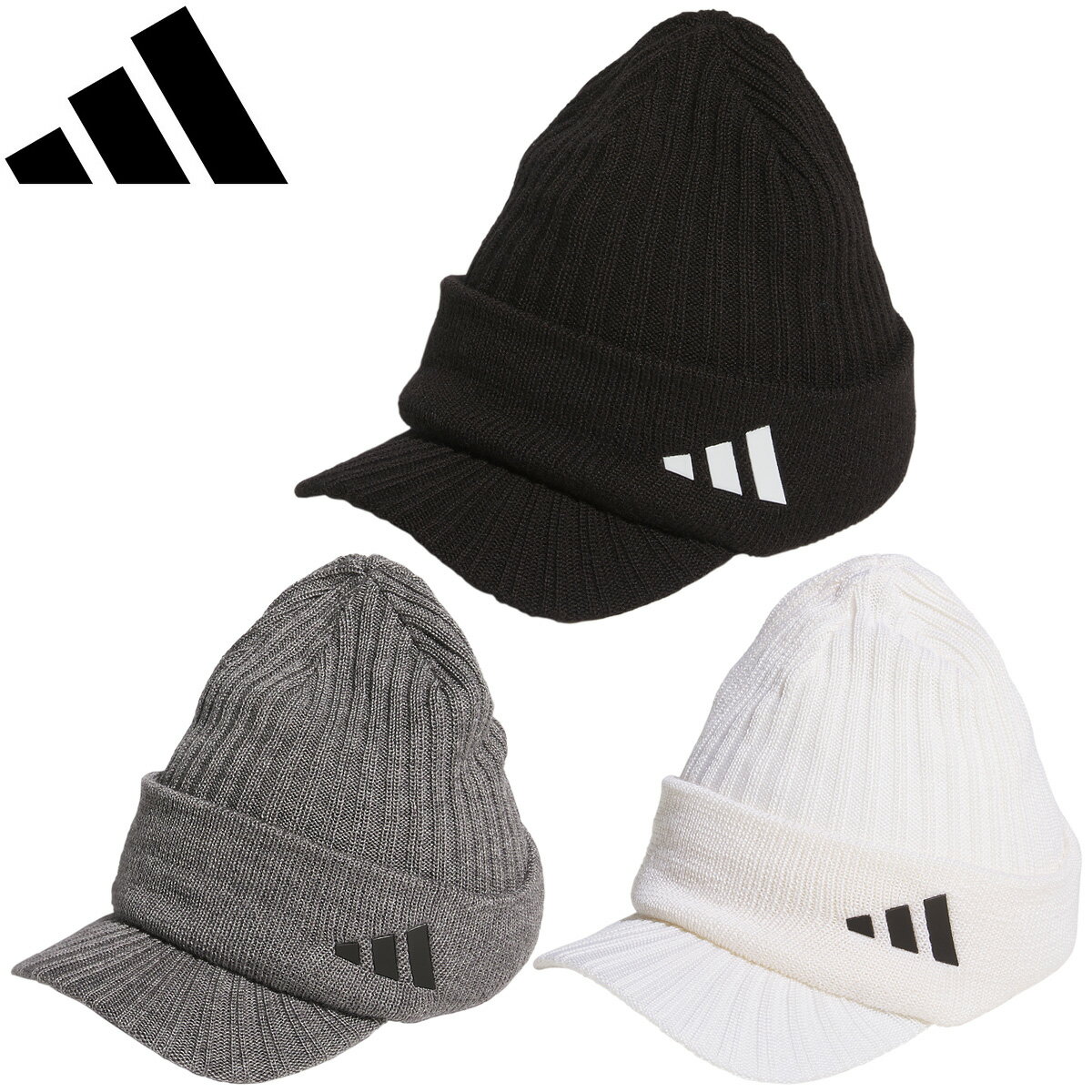 アディダス 【5/15 エントリー/抽選で最大100%ポイントバック】 adidas Golf アディダスゴルフ 日本正規品 COLD.RDY コールドレディ バイザー ニット キャップ 2023モデル 「 MKO86 」 【あす楽対応】