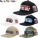 BLUE TEE GOLF ブルーティーゴルフ 正規品 BTG 平つば キャップ 「 CP-008 」