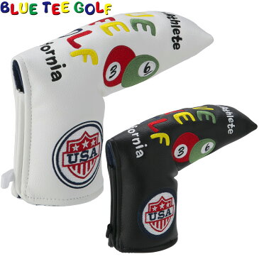 BLUE TEE GOLF(ブルーティーゴルフ)日本正規品 スマイル&ピンボール パターカバー ブレードタイプ 「HC-001」
