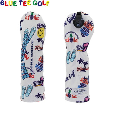 【【最大4400円OFFクーポン】】BLUE TEE GOLF(ブルーティーゴルフ)日本正規品 ALOHA(アロハ)スマイル ヘッドカバーUT用 ユーティリティ用ヘッドカバー 「HC-022」