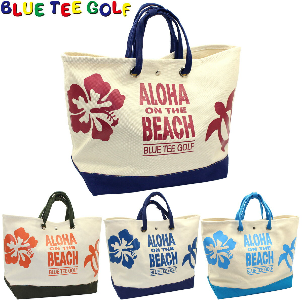 BLUE TEE GOLF ֥롼ƥ  ALOHA ON THE BEACH ϥ󥶥ӡ 緿ȡȥХå  TT...