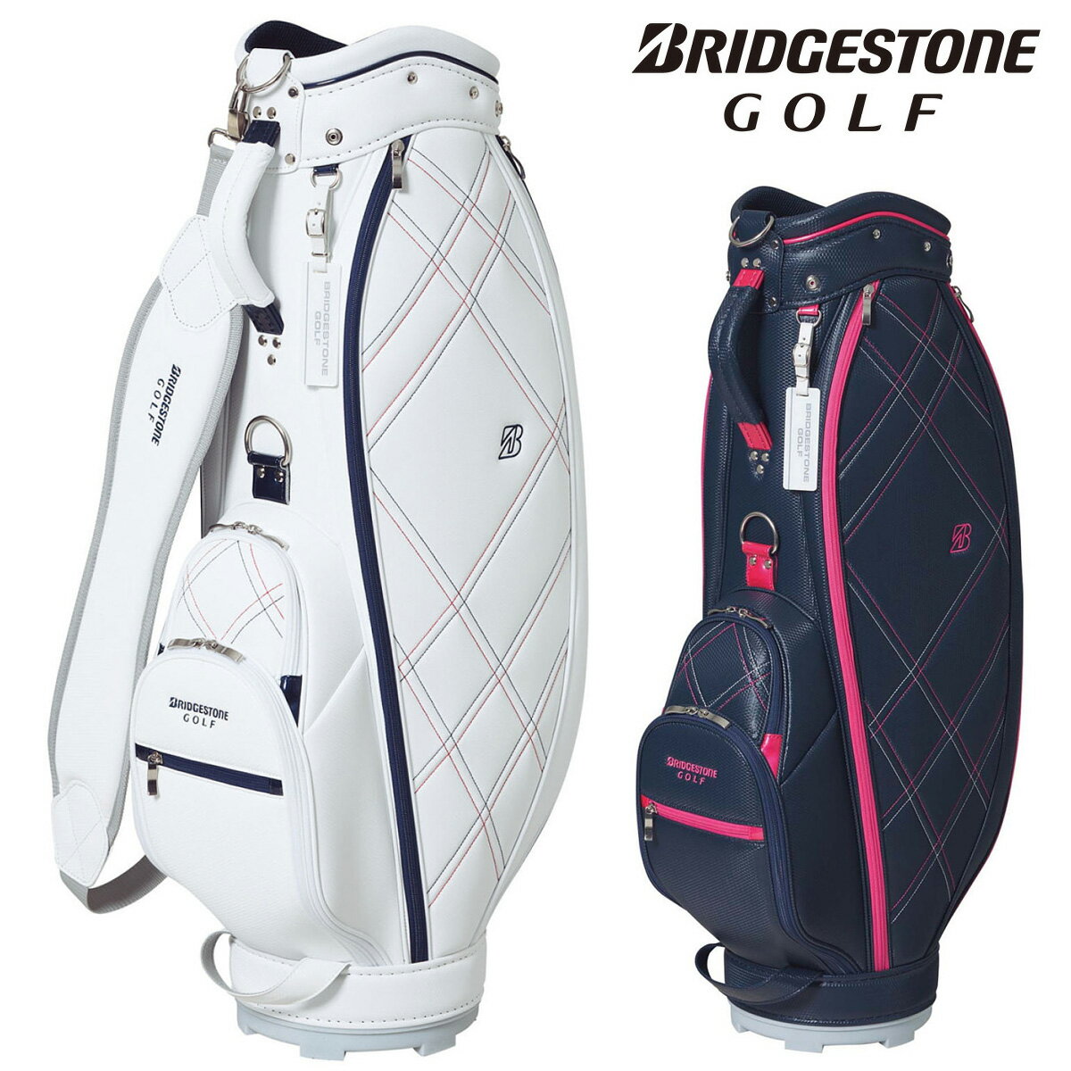 BRIDGESTONE GOLF(ブリヂストンゴルフ)日本正規品 レディスモデル キャディバッグ 2022モデル 「 CBG251 」 【あす楽対応】