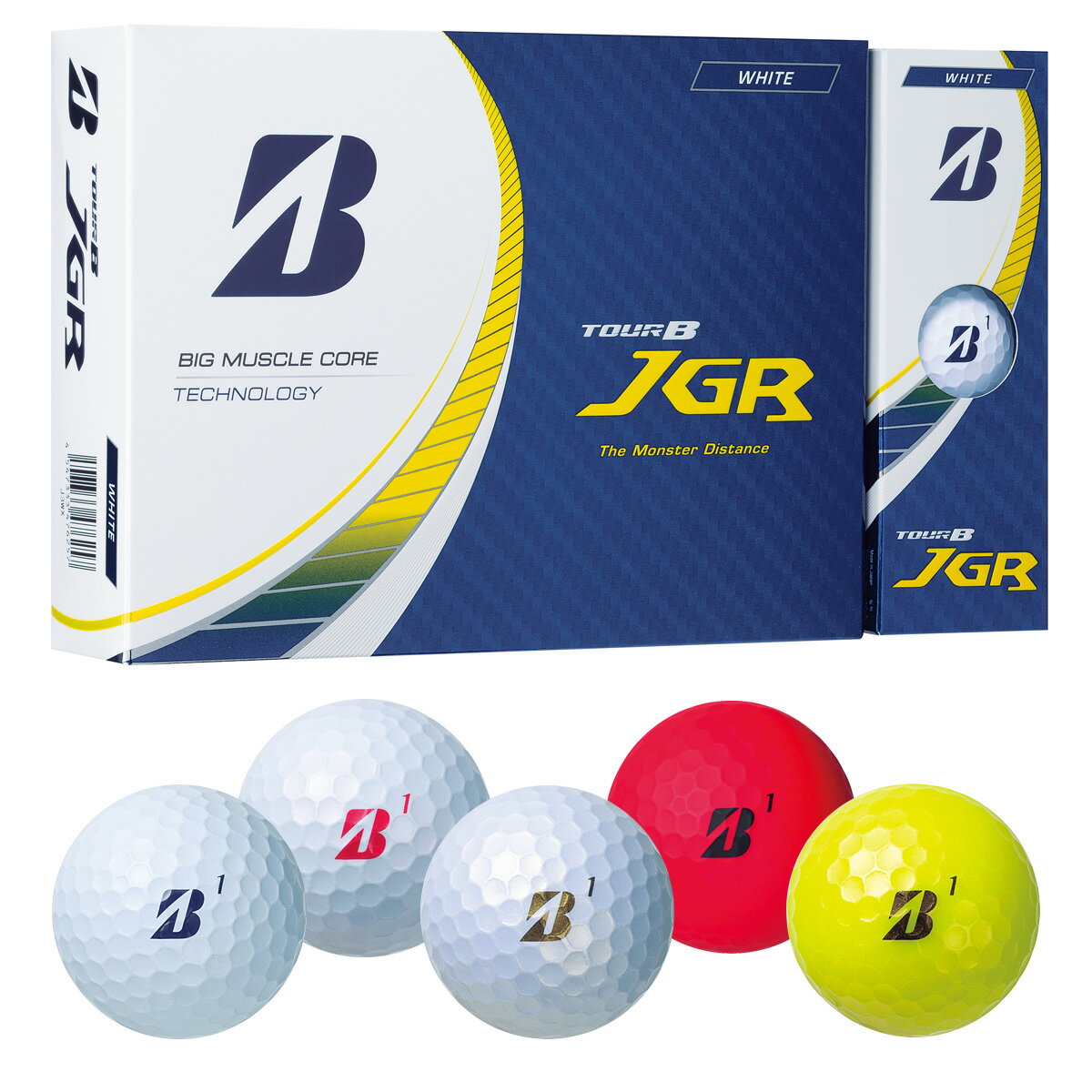 BRIDGESTONE GOLF ブリヂストン日本正規品 TOUR B JGR 2023新製品 ゴルフボール 1ダース(12個入) 【あす楽対応】