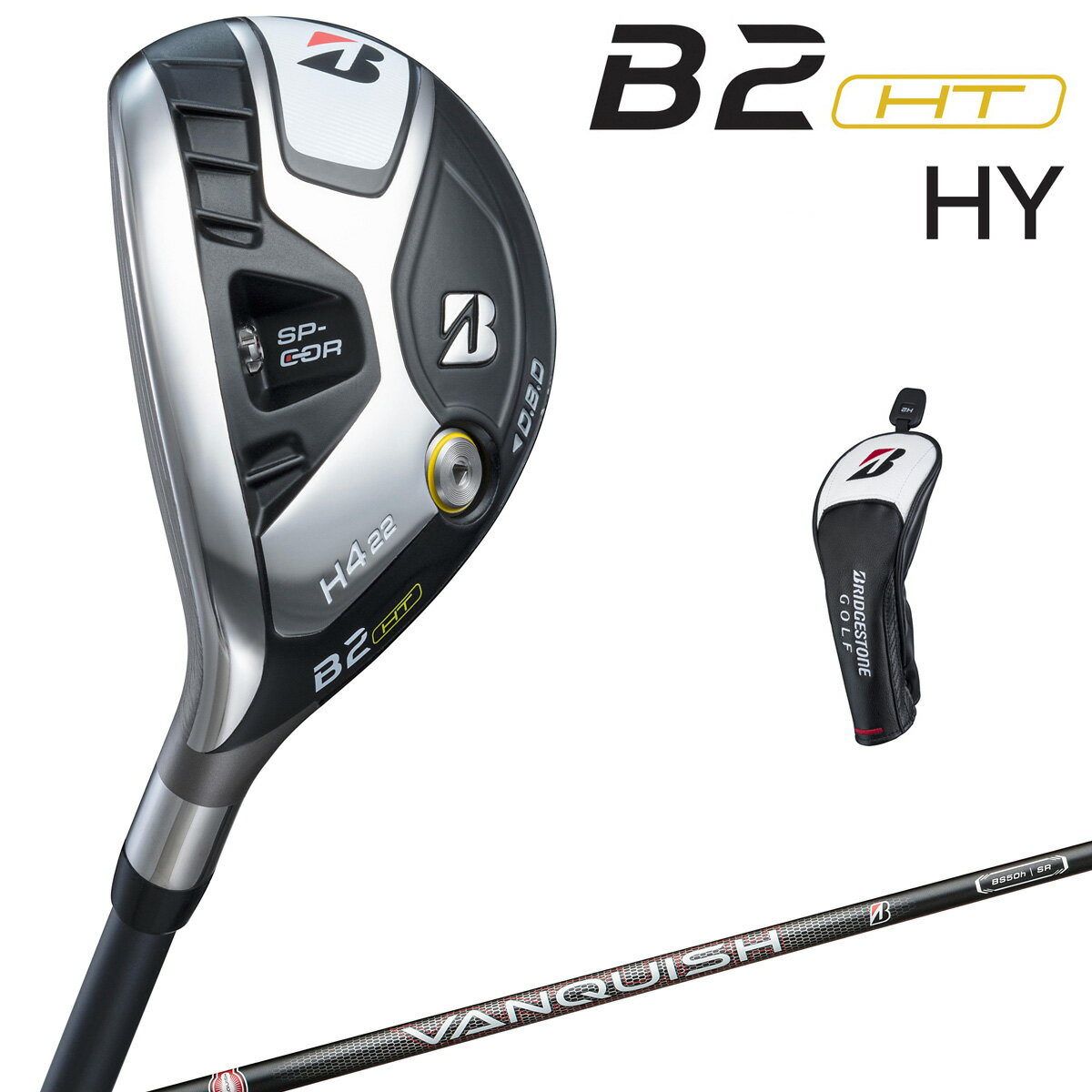 BRIDGESTONE GOLF ブリヂストン ゴルフ 日本正規品 B2 HT HY ハイブリッド ユーティリティ 2023モデル VANQUISH BS50hカーボンシャフト 「 レフトハンドモデル(左用) LHNB1U 」