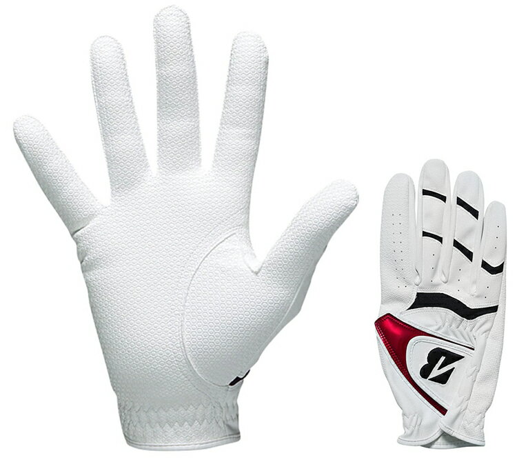 BRIDGESTONE GOLF ブリヂストンゴルフ日本正規品 STRONG DUAL ストロングデュアル 合成皮革 メンズ ゴルフグローブ ( 右手用 ) 「 GLG21R 」 【当店在庫品】