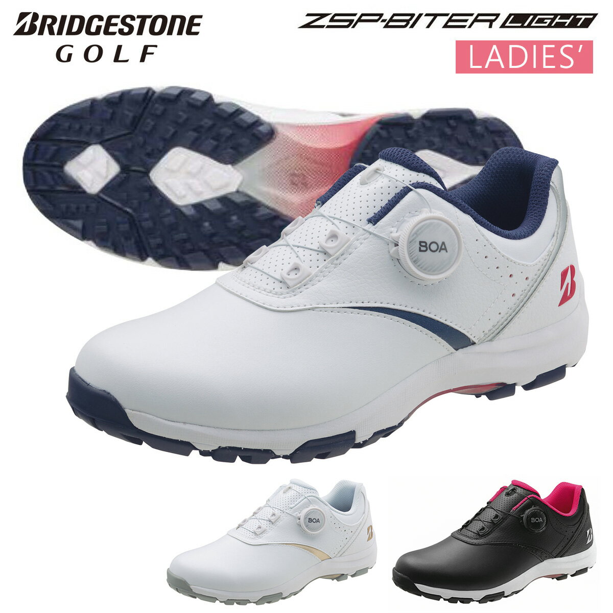 BRIDGESTONE GOLF ブリヂストンゴルフ 日本正規品 ZSP-BITER LIGHT ゼロ・スパイク バイター ライト ...