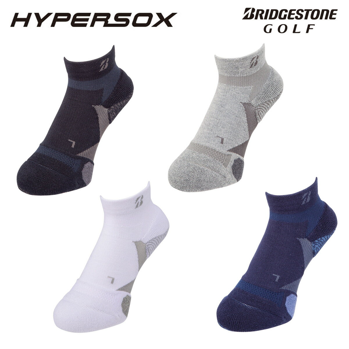 BRIDGESTONE GOLF ブリヂストンゴルフ日本正規品 HYPERSOX ハイパーソックス 3Dソックスベーシック メ...